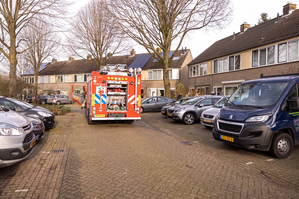 Brand in keuken snel onder controle