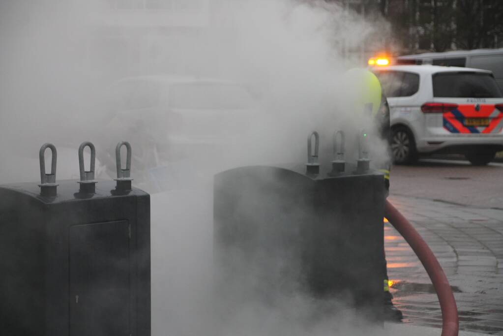 Containerbrand snel geblust