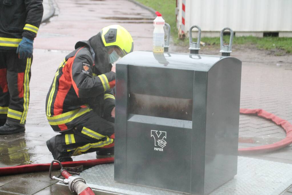 Containerbrand snel geblust