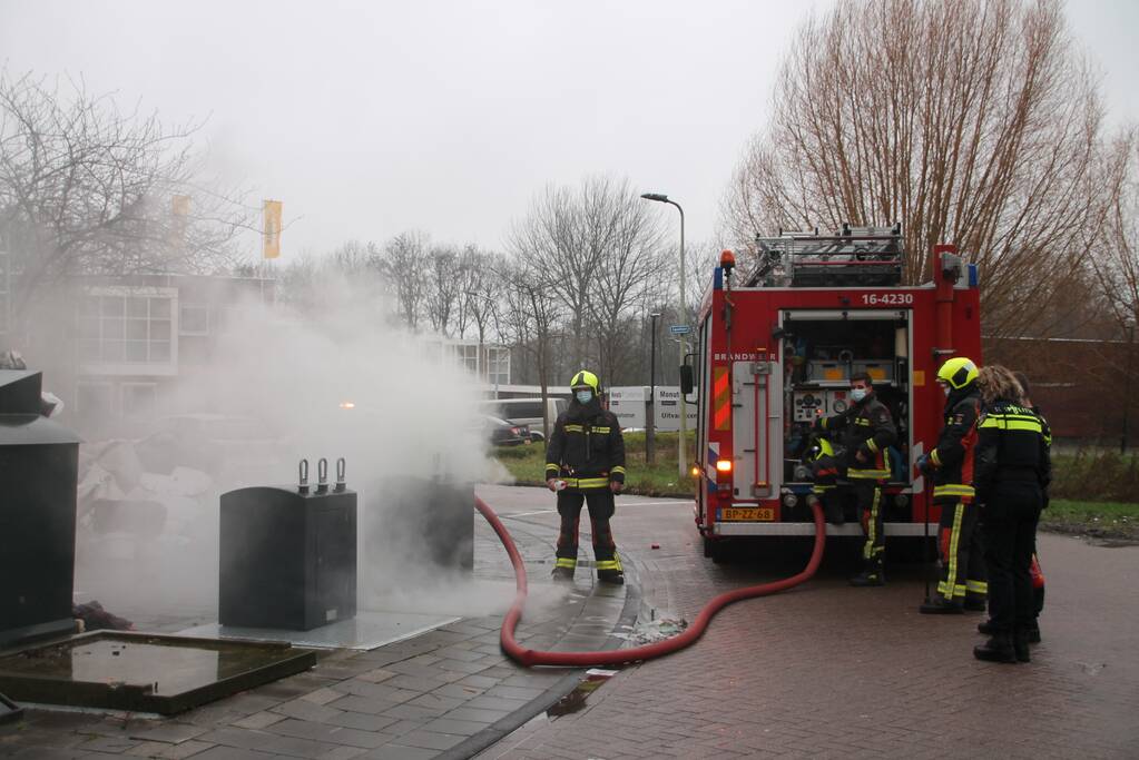Containerbrand snel geblust