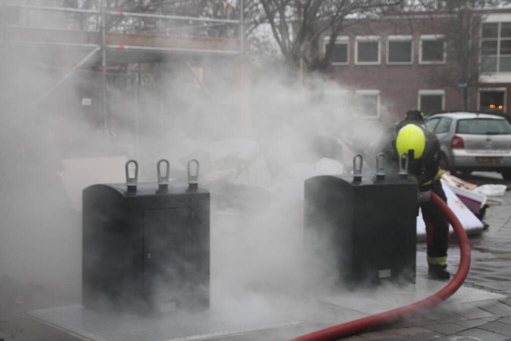 Containerbrand snel geblust