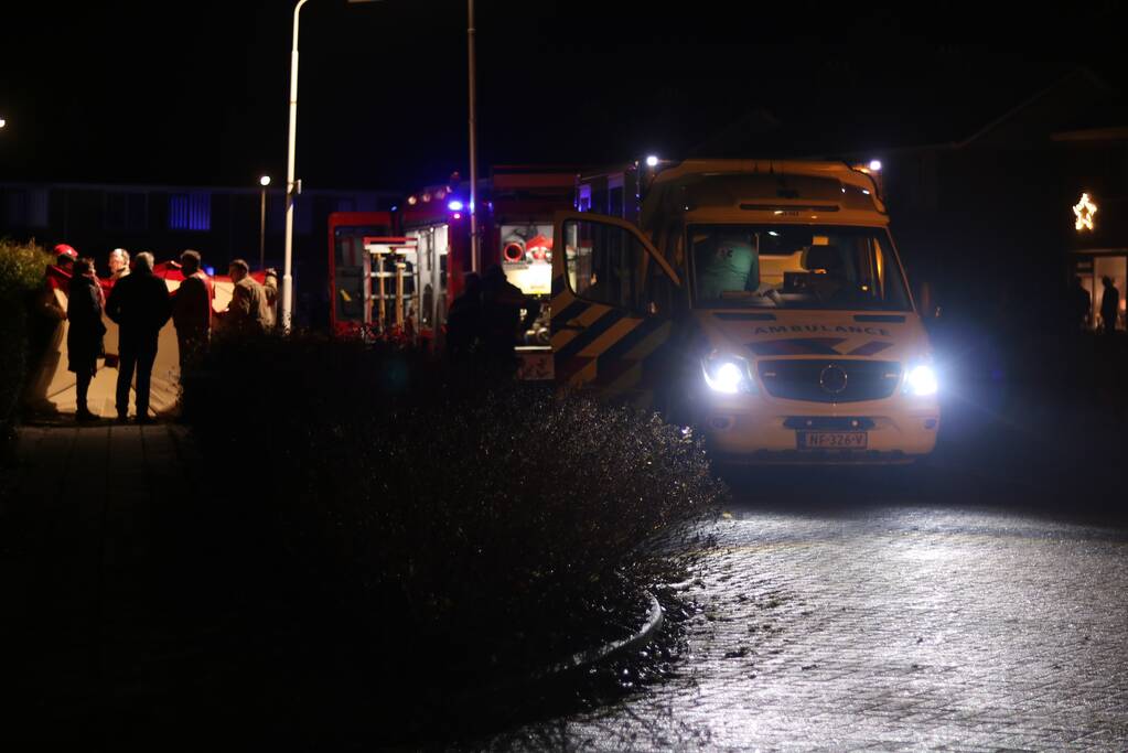 Vrouw overleden bij brand in woning