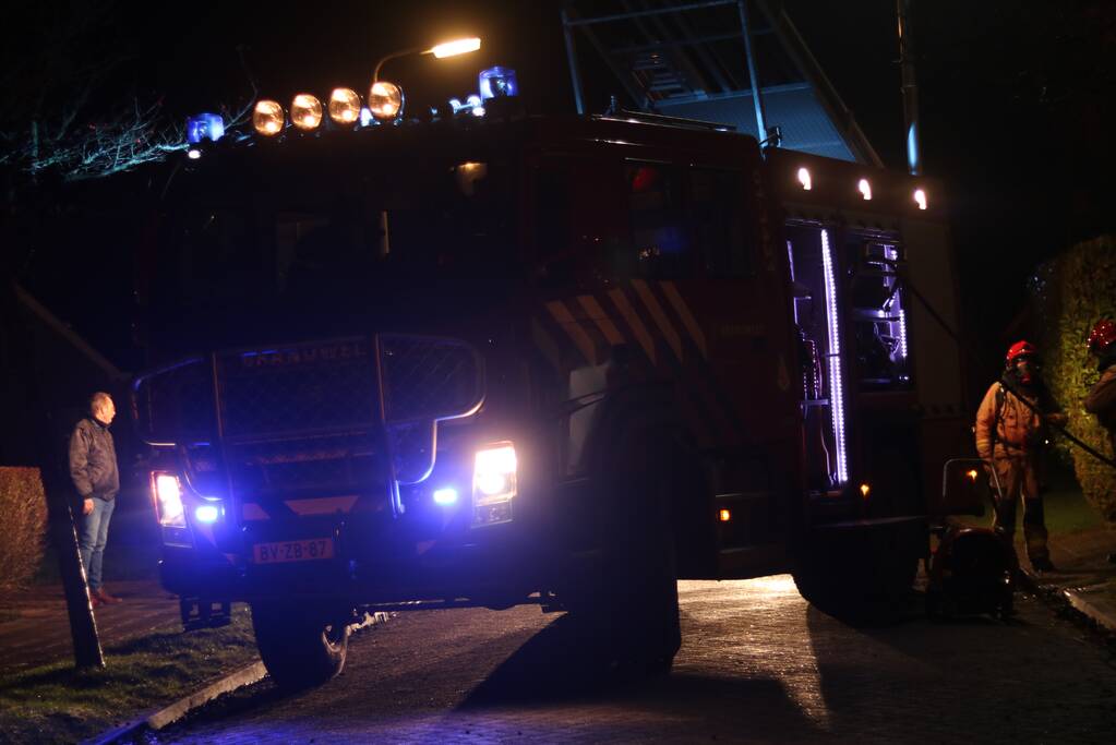 Vrouw overleden bij brand in woning