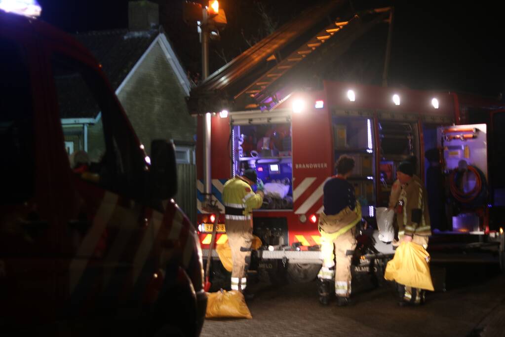 Vrouw overleden bij brand in woning