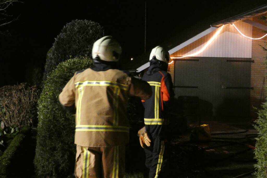 Brand in vrijstaande woning