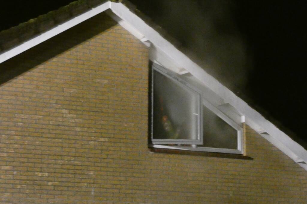 Brand in vrijstaande woning