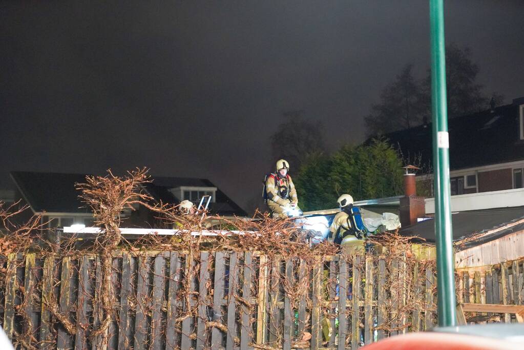 Brand in schuur snel gedoofd