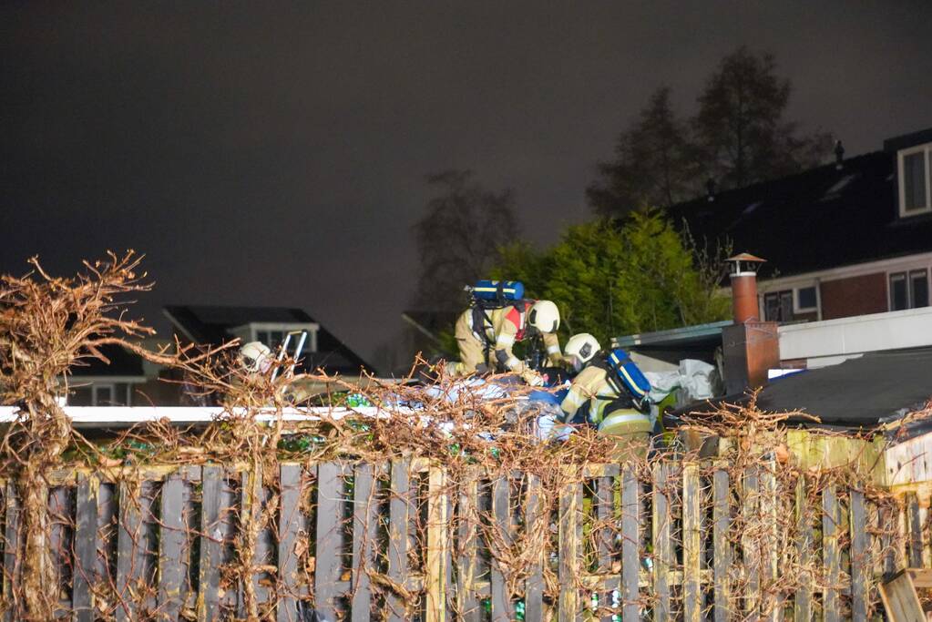 Brand in schuur snel gedoofd