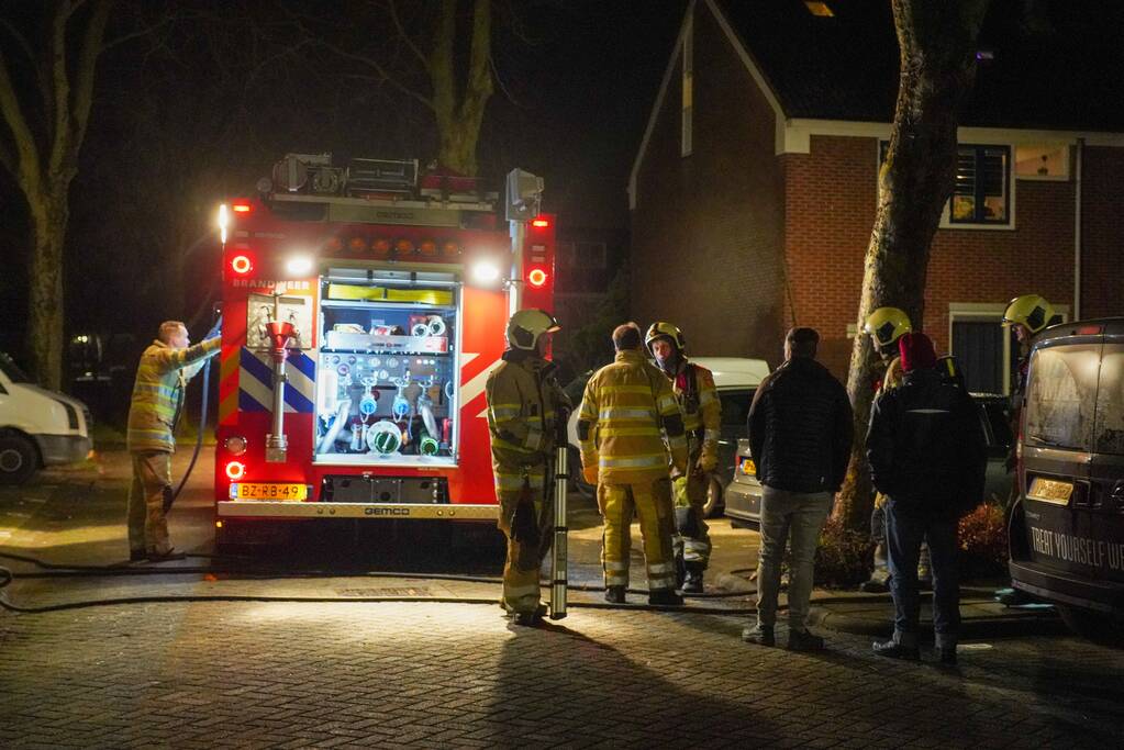 Brand in schuur snel gedoofd