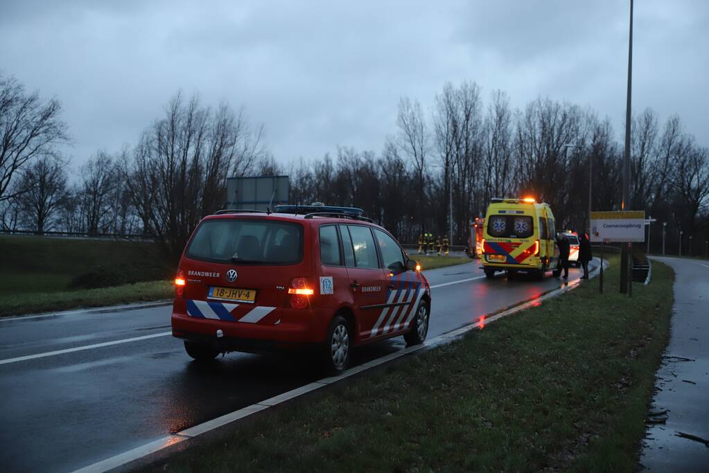 Fikse schade bij botsing op toerit