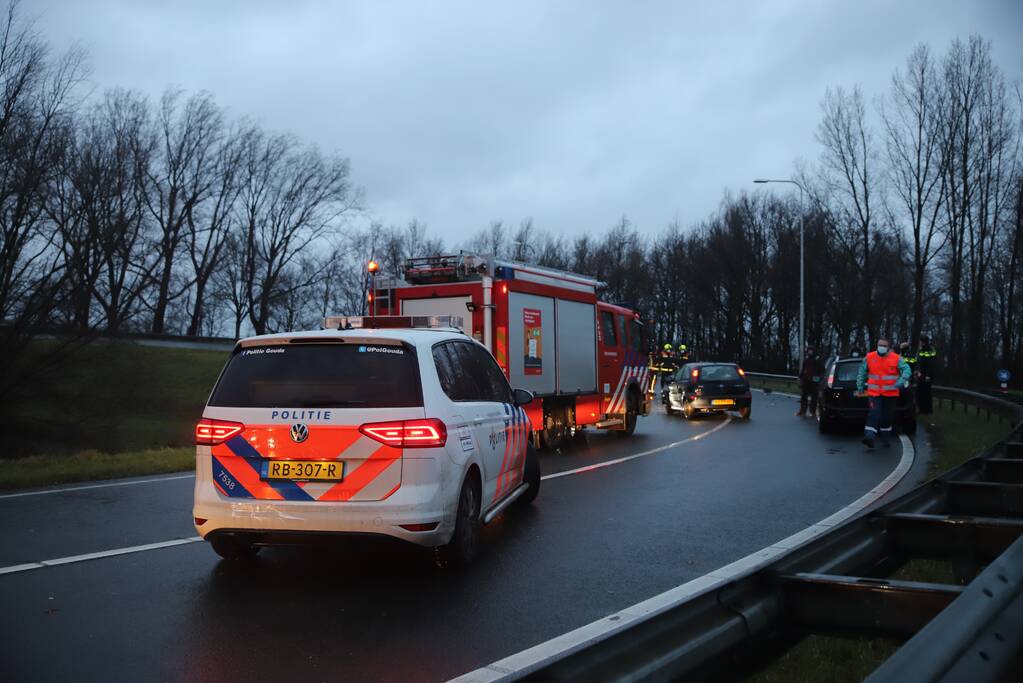 Fikse schade bij botsing op toerit