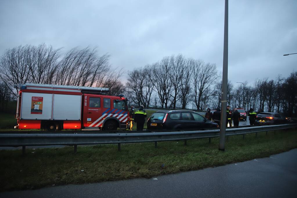 Fikse schade bij botsing op toerit