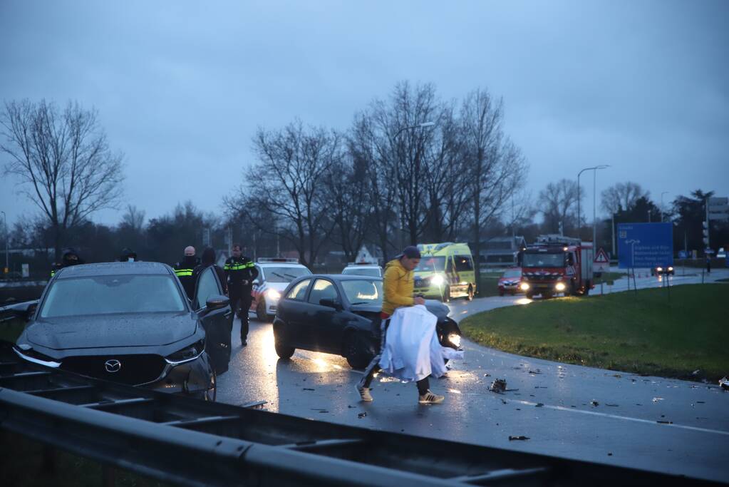 Fikse schade bij botsing op toerit