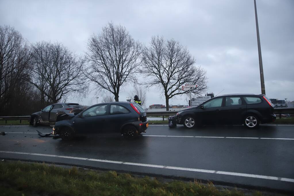 Fikse schade bij botsing op toerit