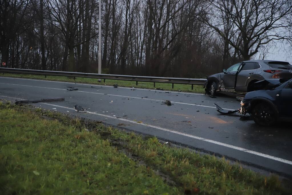 Fikse schade bij botsing op toerit