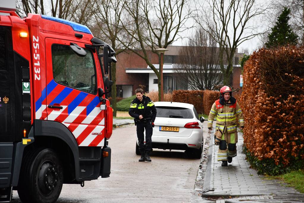 Lek in slang van gasfles zorgt voor gevaarlijke situatie
