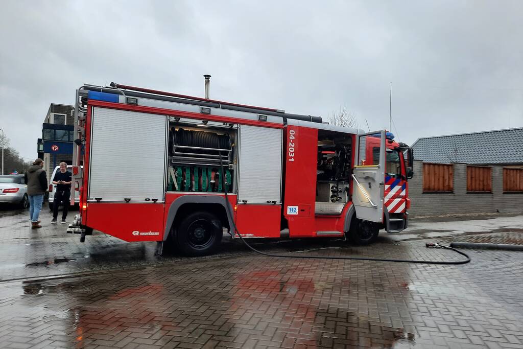 Woningbrand bleek brandende dozen