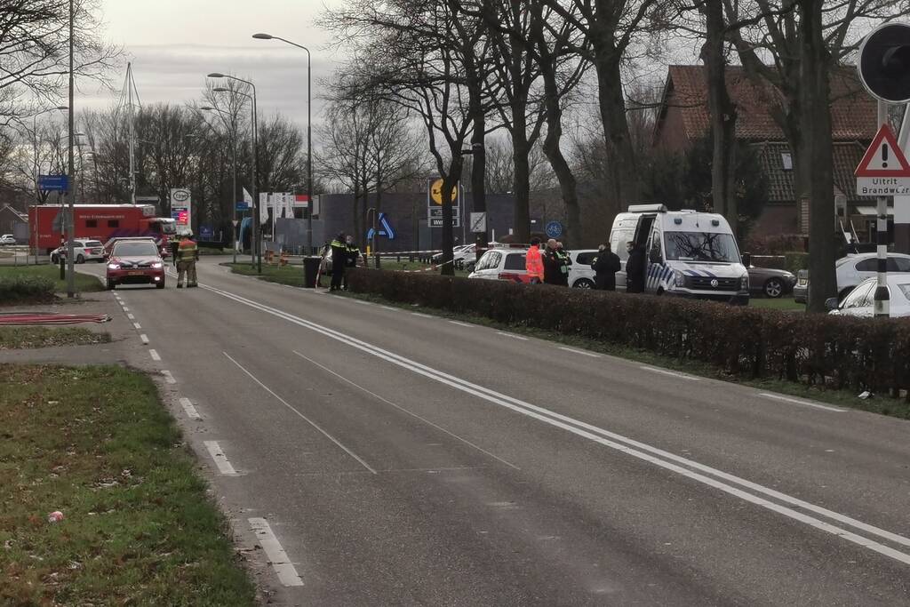 Man gewond door ontploffing