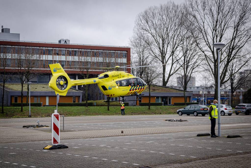 Coronapatiënt per traumahelikopter overgevlogen