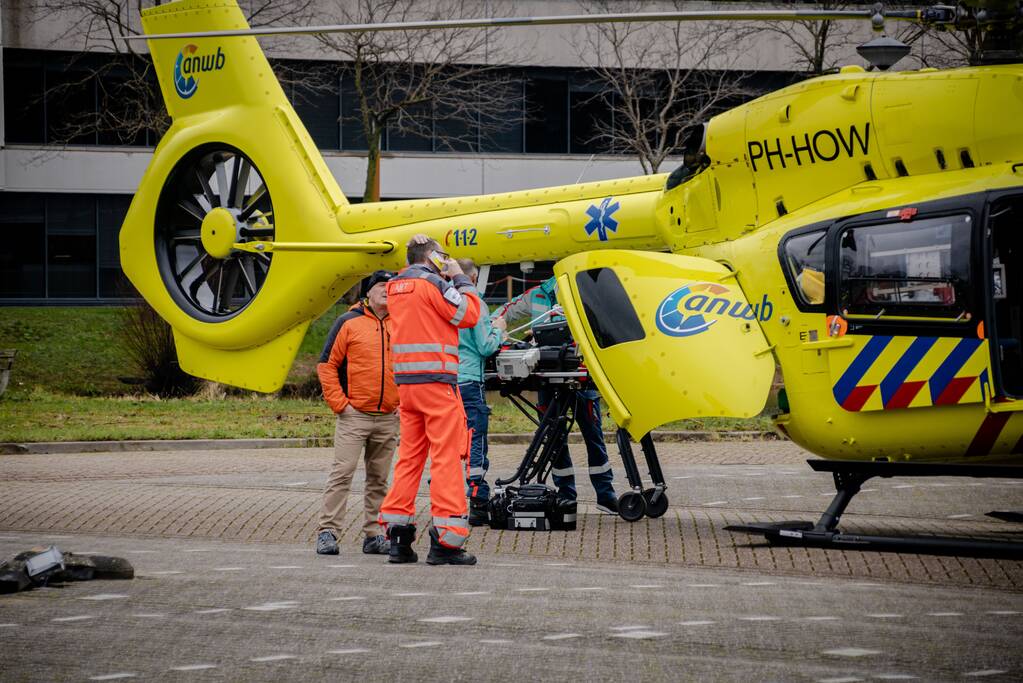 Coronapatiënt per traumahelikopter overgevlogen