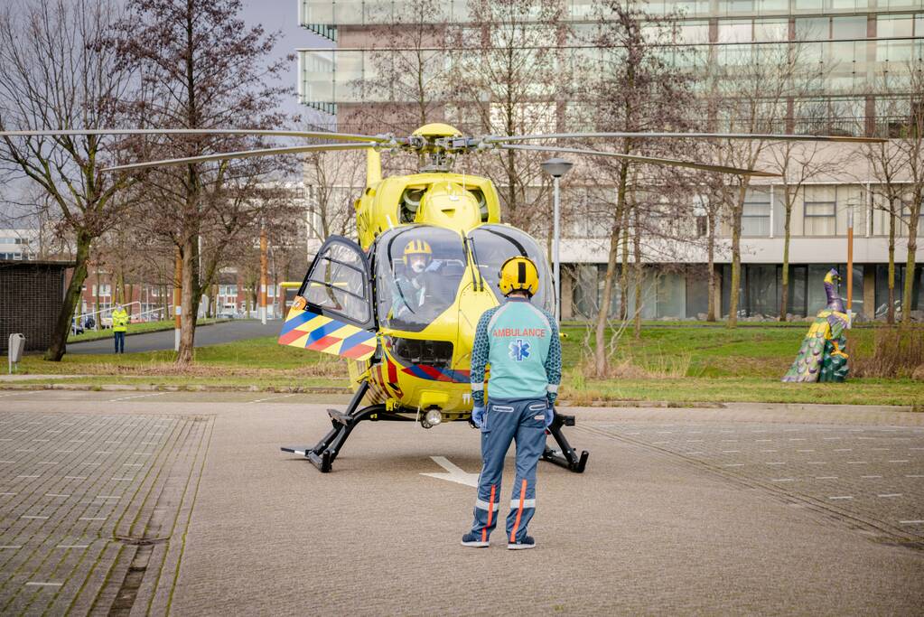 Coronapatiënt per traumahelikopter overgevlogen