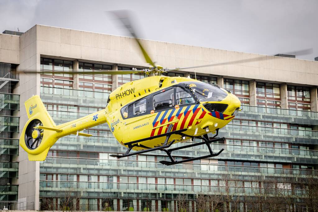 Coronapatiënt per traumahelikopter overgevlogen