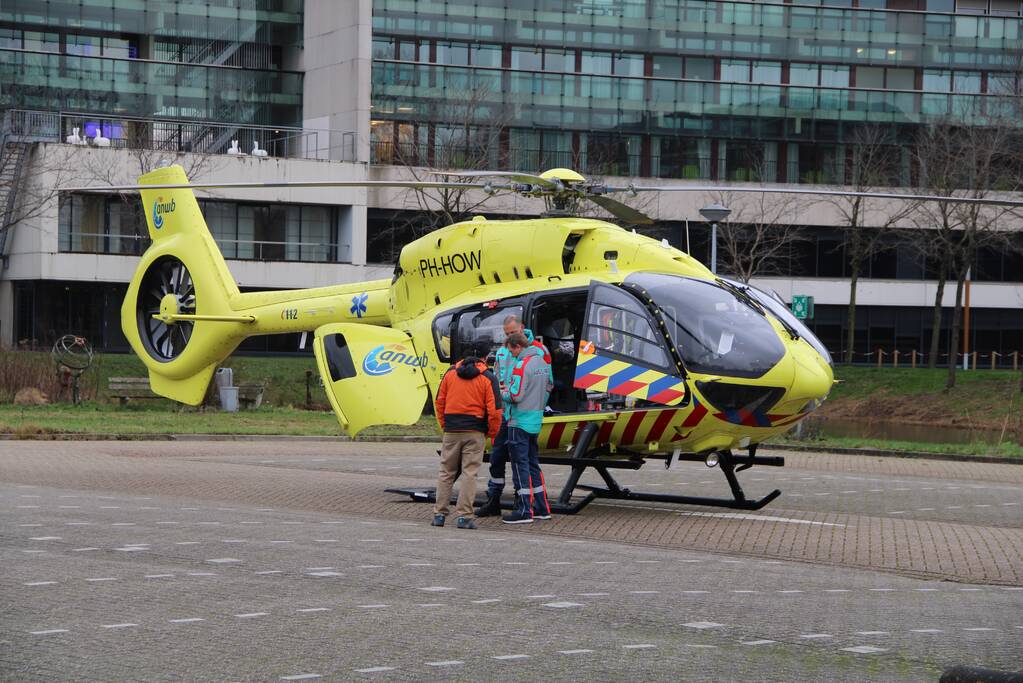 Coronapatiënt per traumahelikopter overgevlogen