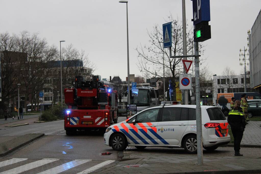 Brand in theatergebouw snel geblust