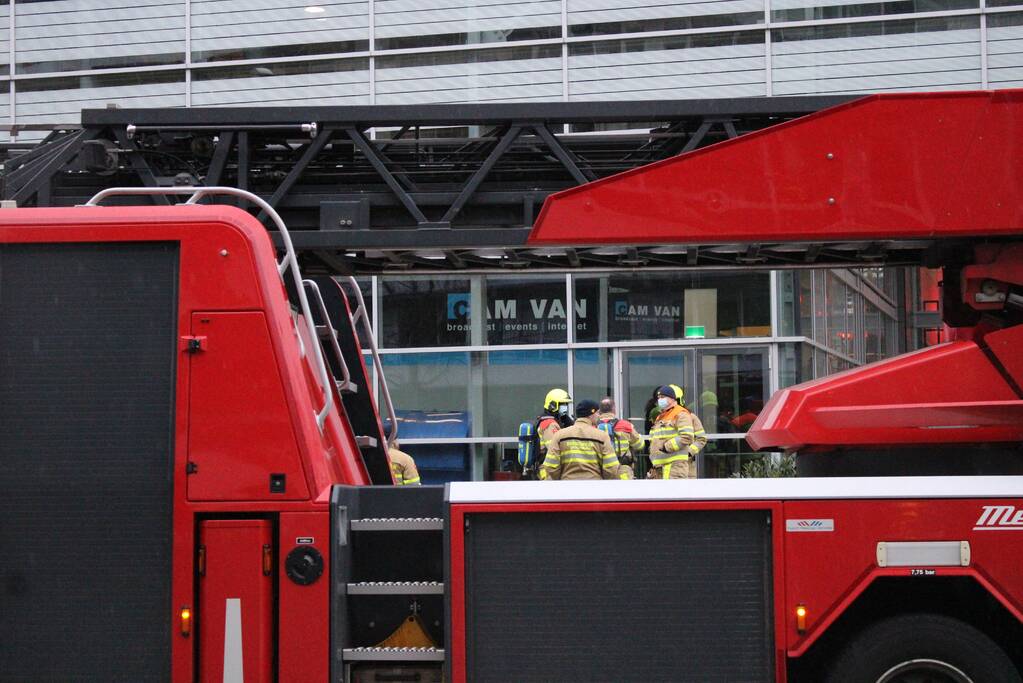 Brand in theatergebouw snel geblust