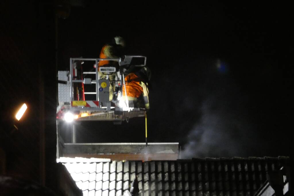 Veel schade bij brand op zolder