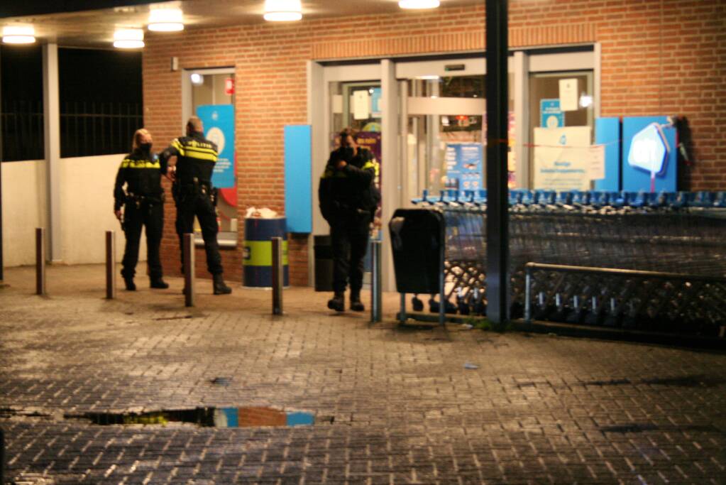 Overval op supermarkt Albert Heijn