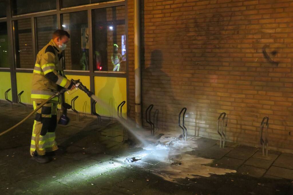 Brand geblust bij Sporthal Westroijen
