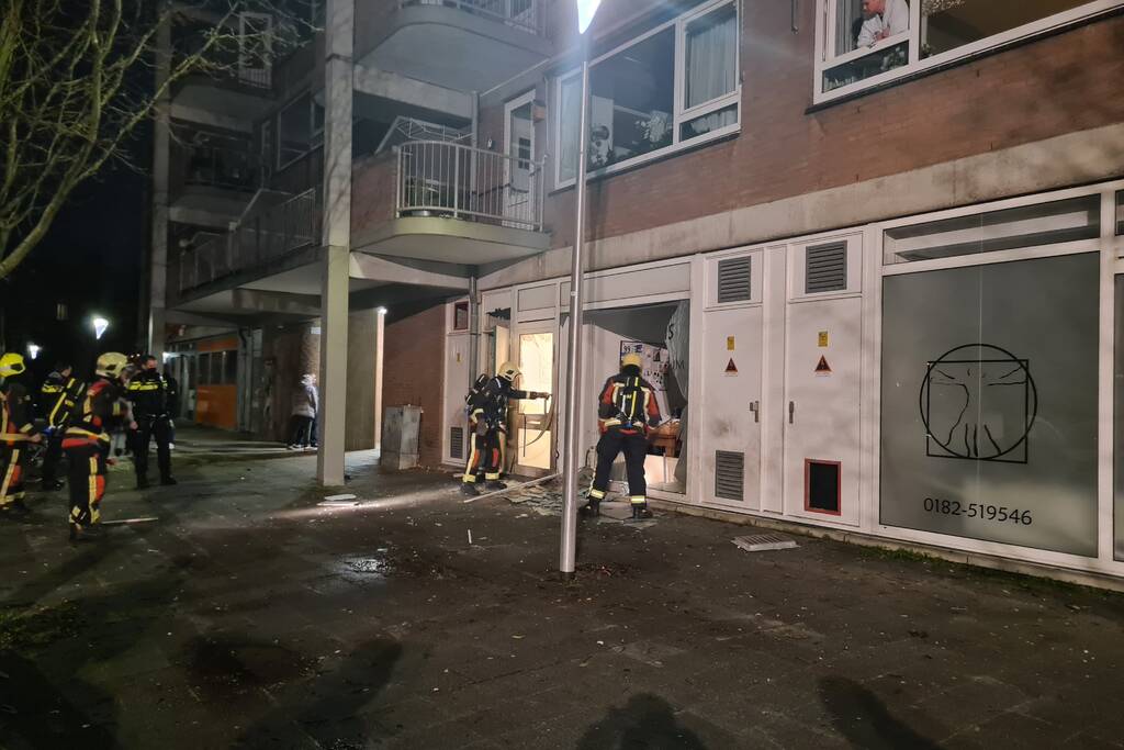 Explosie vernield gevel fysiotherapie