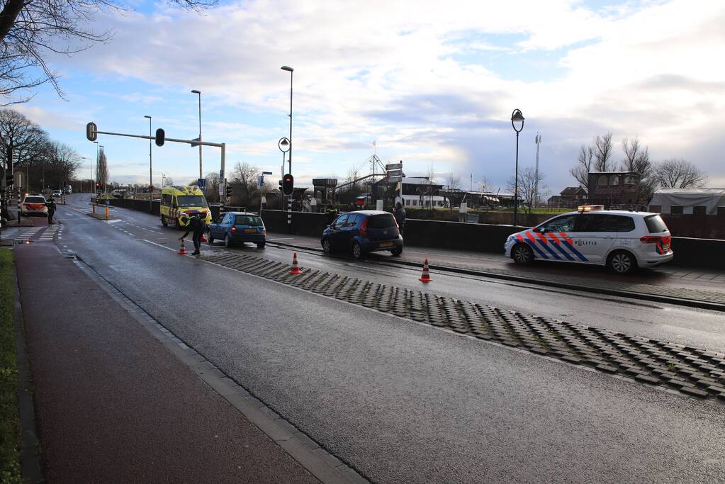 Grote schade bij kop staart botsing