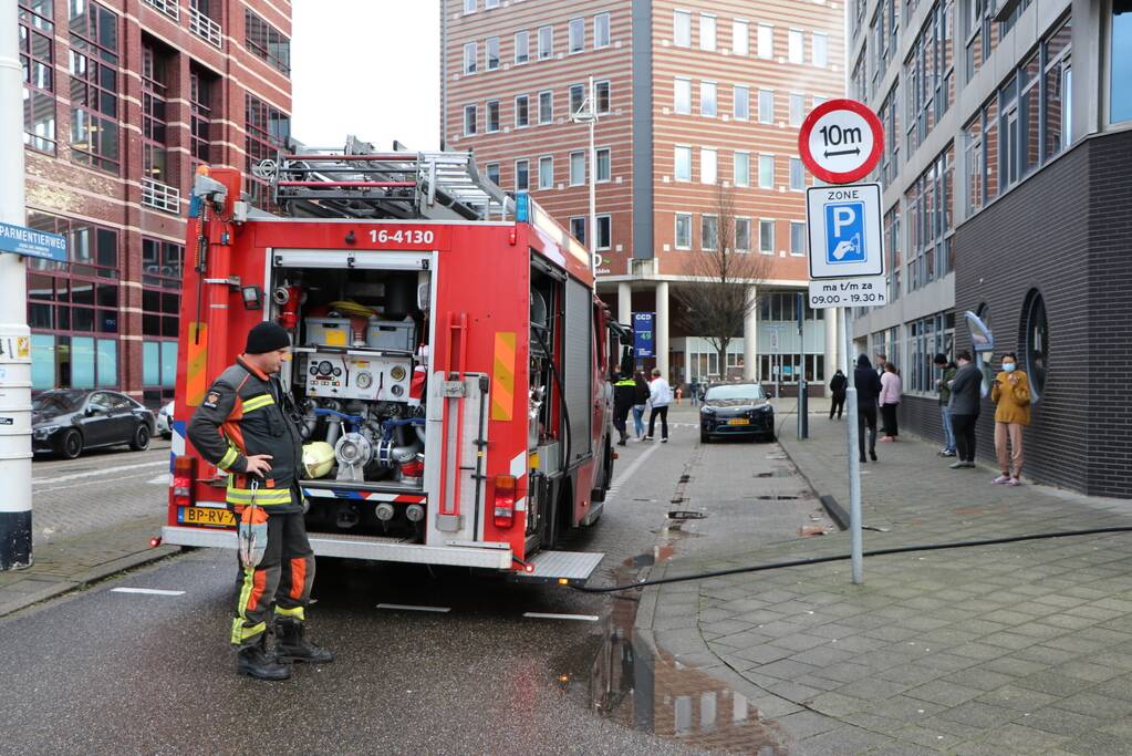 Studentencomplex ontruimd door brand