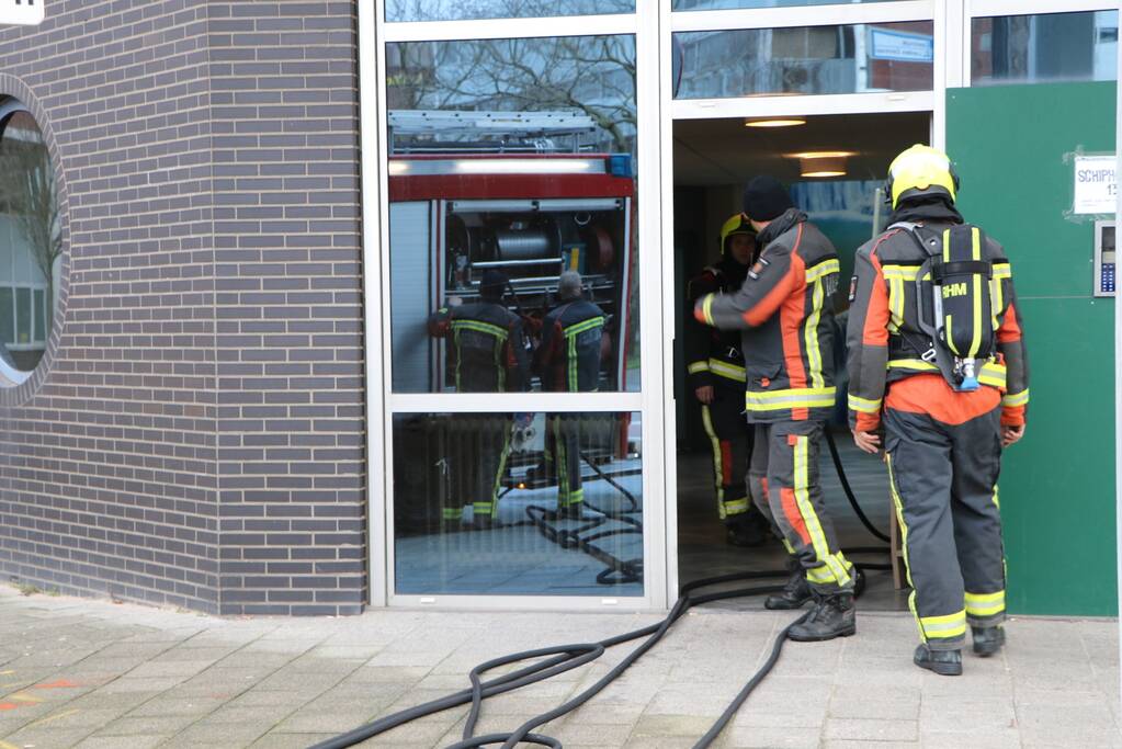 Studentencomplex ontruimd door brand