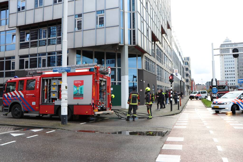 Studentencomplex ontruimd door brand