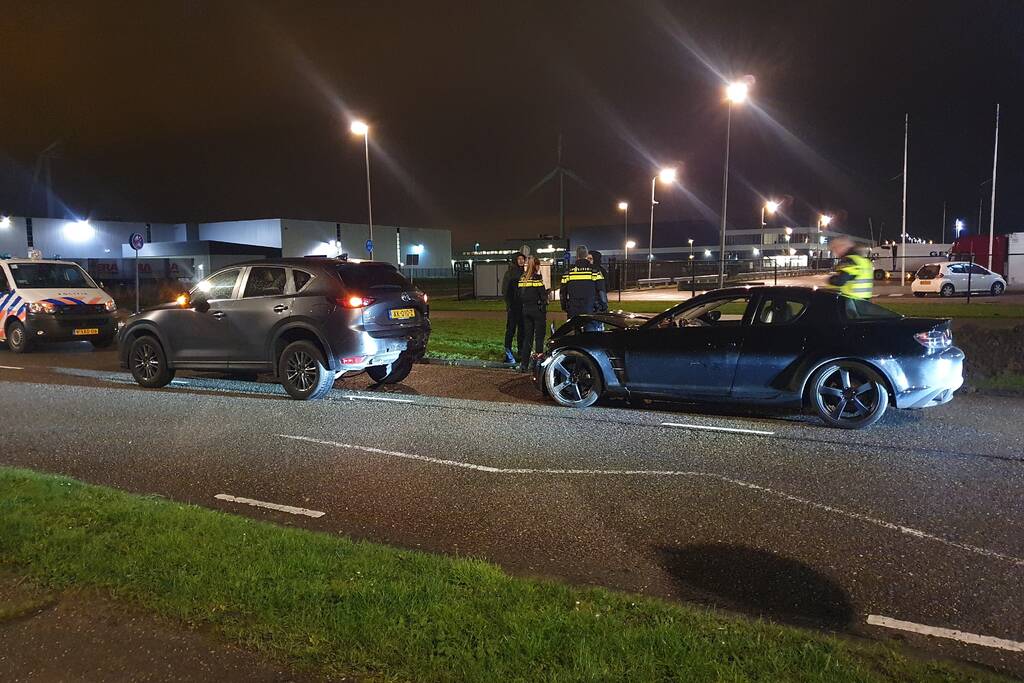 Veel schade bij kop-staart aanrijding