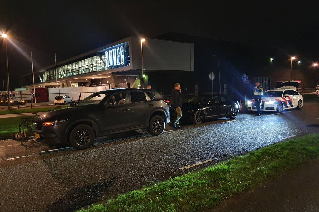 Veel schade bij kop-staart aanrijding