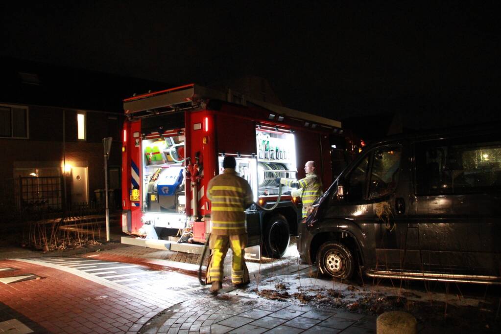 Brand in woning snel geblust