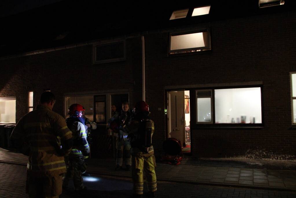 Brand in woning snel geblust