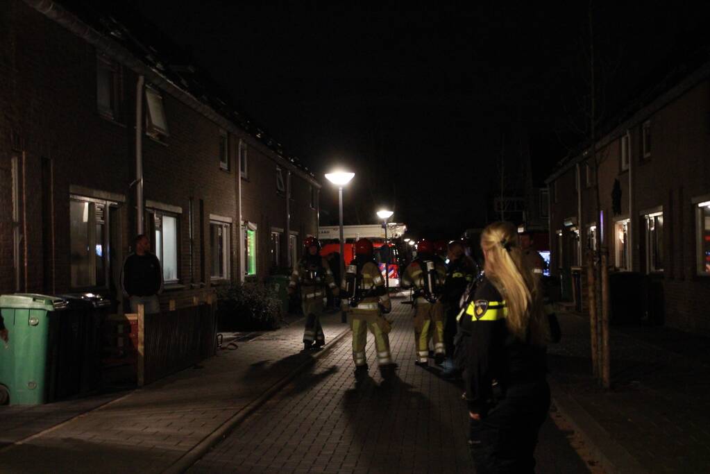 Brand in woning snel geblust
