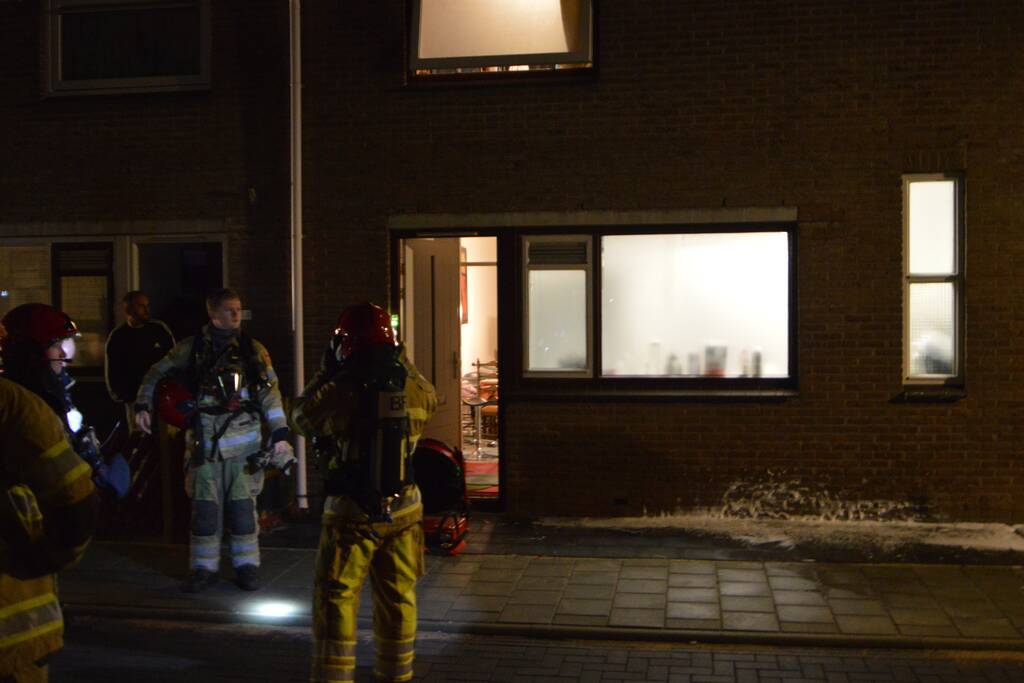 Brand in woning snel geblust
