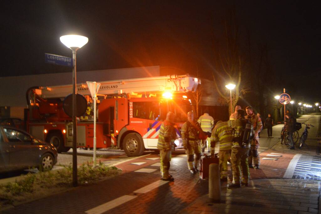 Brand in woning snel geblust