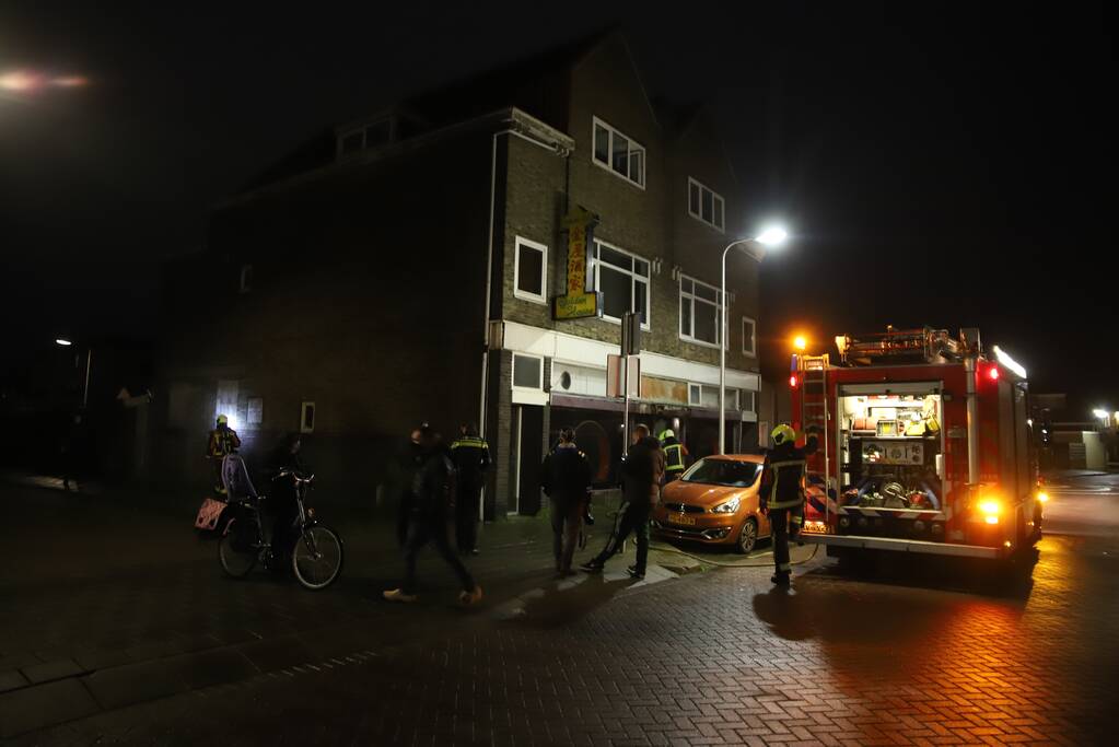 Vuurwerk vernield ruit leegstaande Chinees restaurant