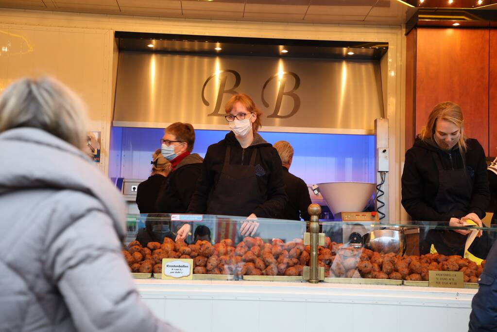 Topdrukte bij Bakkers Oliebollen