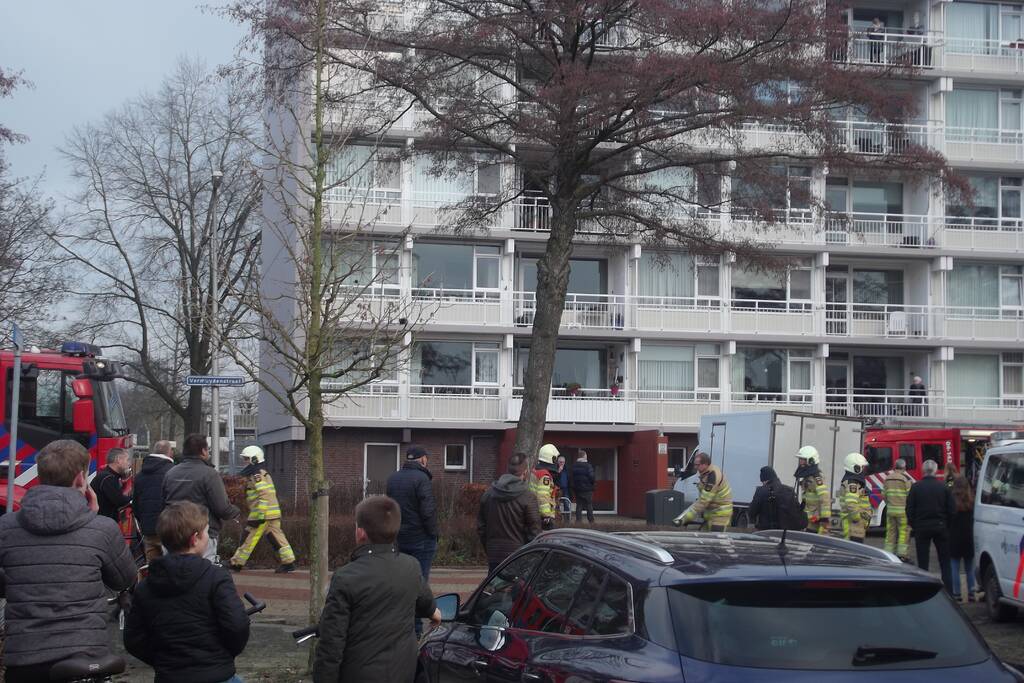 Brandweer groots ingezet