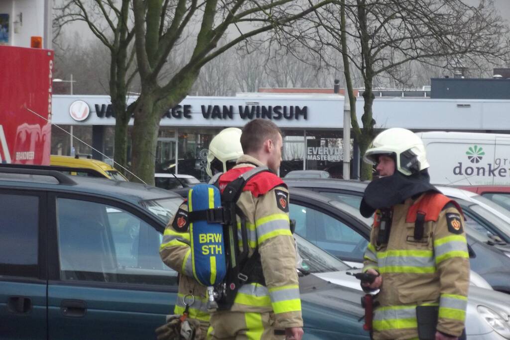 Brandweer groots ingezet