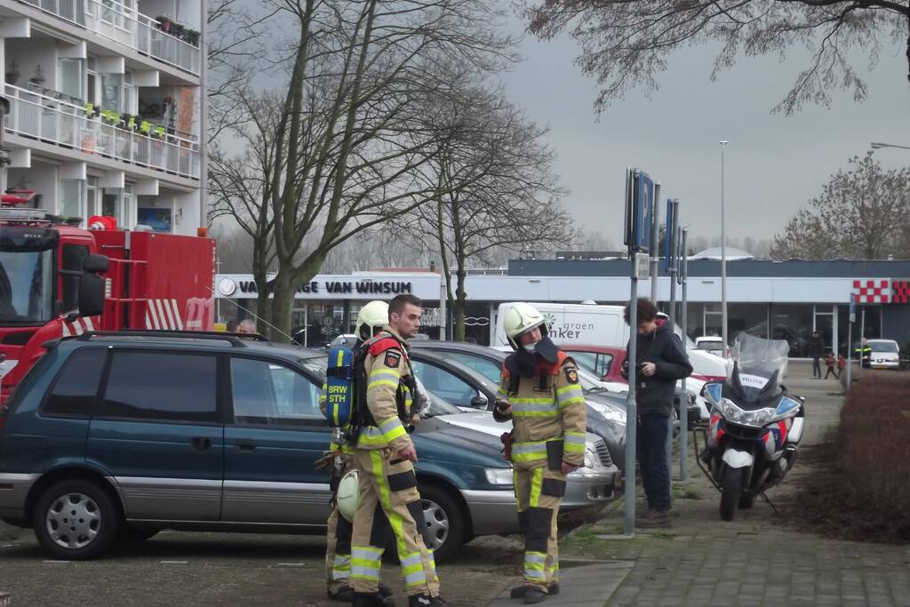 Brandweer groots ingezet