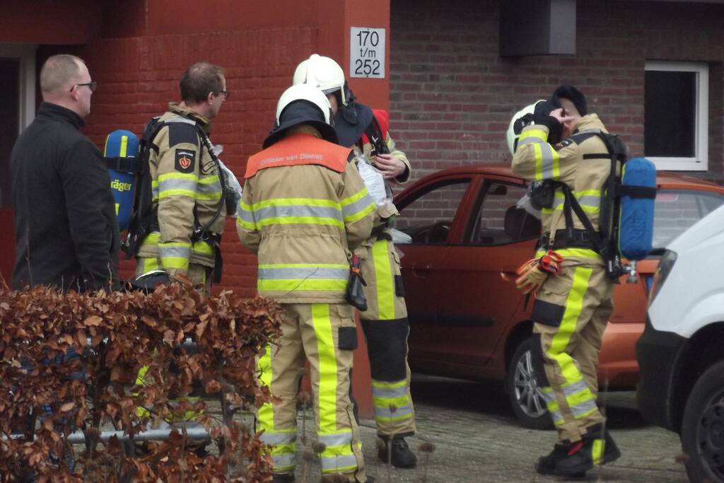 Brandweer groots ingezet
